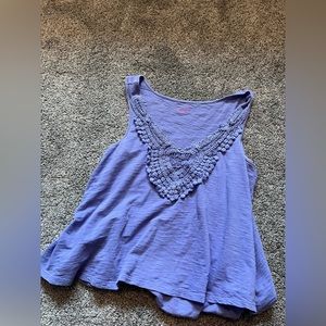 Mudd purple tank top xs